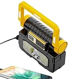 Solar-Arbeitsleuchte, Auto-Reparatur-Taschenlampe, bruchsicher, wiederaufladbar, für Werkstatt,...