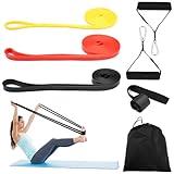 Elastic Band Fitness, Bänder Krafttraining, Fitnessbänder Set, Fitness Widerstandsbänder Set,...