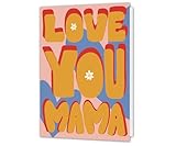 PICTALOO Love You - beste Mama Karte, Geburtstagskarte super Mama, Karte Muttertag inkl. Umschlag,...