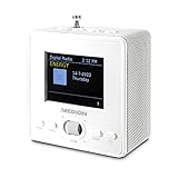 MEDION S66004 DAB+ Steckdosenradio mit Bluetooth (6,1 cm (2,4 Zoll) Farbdisplay, DAB Plus/PLL-UKW...