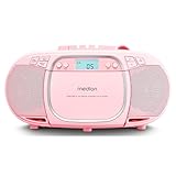 MEDION E66476 Stereo Sound System (Boombox, CD-Player, MP3, Kassette, tragbarer Kassettenspieler...