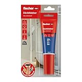 fischer Dichtkleber 120g, Kleb- & Dichtstoff in Weiß, zum Verkleben und Abdichten,...