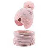 XIAOHAWANG Baby Strickmütze Winter Babymütze Junge Warme Kindermütze Junge Beanie Mütze Dicke...