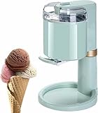 Haushalts-Eismaschine, 1L Soft Serve Maker für Zuhause, Bar, Café - Mini Fruit Soft Ice Cream...