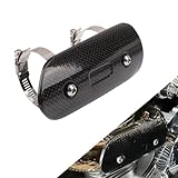 Universal Motorrad Auspuffblende Hitzeschild,Motorrad Auspuff Schutz für ATV Scooter Pit Dirt Bike...