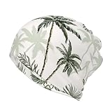 Multifunktions-Beanie-Mütze mit tropischen Palmen, weiche Stretch-Mütze, Kopfwickel, modischer...