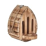 Handgefertigter Schmetterlings Lebensraum Aus Holz Mit Futterplattform Gartenunterstand Freien Für...