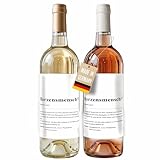 Lineo® 2er Set Flaschenetiketten Aufkleber Definition Geschenk für alle handelsüblichen...