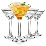 Cambareign Martini Gläser 4er Set, 180ml Kristallglas Espresso Martinigläser, Bleifreies...