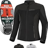 SHIMA OPENAIR LADY Motorradjacke Damen - Leichte, Atmungsaktive Sommer Mesh Motorcycle Stadt...