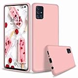 NiaCoCo Schutzhülle kompatibel mit Samsung Galaxy A51, stoßfest, sehr dünn, flüssiges Silikon,...