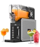 WIE 2.6L Slush Maschine mit 6 Presets, Slushie Maschine Selbstreinigung, Slush Eis Maschine für...