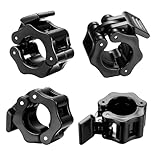 Zegnuem Hantelverschlüsse 30mm, Langhantel Clips Langhantel Hantel Schnellverschluss Hantel...