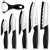 Qianying Keramik Messer Set 6-Teilige Keramikmesser: Küchenmesser Scharf Küche Klein 6 Zoll...