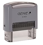 Genie S-402 Selbstfärbender Stempel Set (bis zu 4 Zeilen; selbstgestalten; inkl. Zubehör;...