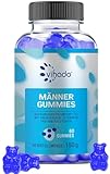 Vihado blaue Männer Gummies - Extra starke sofort Rezeptur hochdosiert - mit L-Arginin,...