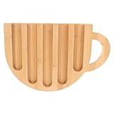 BESPORTBLE Holz Kaffeekapsel Aufbewahrungsregal Becherförmig Kompakt Kaffeepadhalter...