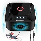 Ultraschall Mäuseabwehr 360°, 3 Arbeitsmodi Nagetiermäuse Vertreiben Einstecken mit 12...