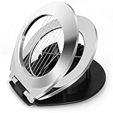 CRESZZLE Edelstahl Eierschneider, egg slicer - Praktisches 2-in-1 Eischneidewerkzeug aus...