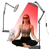 Youyijia Floor Rotlichtlampe, 660nm & 850nm & 940nm Infrarotlampe mit Ständer, 5 Helligkeitsstufen...