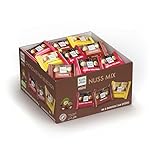 Ritter Sport mini Voll-Nuss Mix, weiße, dunkle & Vollmilchschokolade, Schokolade mit ganzen...