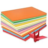 100 Blatt farbiges A4-Papier, gemischtes A4-Kopierpapier, handgemachtes Origami, farbiges...