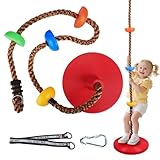 kletterseil,klettergerüst Outdoor,Schaukel Outdoor Kinder Kletterseil Schaukel mit Plattform,Baum...