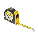 STANLEY Maßband Bandmass Tylon, 3 m, Tylon-Polymer Schutzschicht, verschiebbarer Endhaken,...