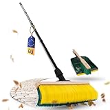 Novaliv Krallenbesen mit Stiel 60cm inkl. Kehrgarnitur Outdoor, Spezialbesen gebogenen Borsten...