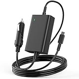 12V/24V 100W Auto Laptop Ladegerät USB C Kompatibel mit MacBook Lenovo Thinkpad Dell Latitude HP...
