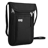 KEAFOLS Brustbeutel Brusttasche Reisegeldbeutel mit RFID-Schutz wasserdicht Umhängebeutel Tasche...
