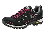 Brütting MOUNT FRAKES LOW Damen Trekking- & Wanderhalbschuhe, Schwarz/ Pink, 37 EU