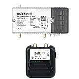 maxx.onLine Hausanschlussverstärker VST 9341 A, 1 GHz 33 dB Verstärkung, Rückkanal,...