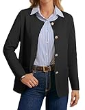 GRACE KARIN Damen Strickjacke Elegante Langarm Rundhalsausschnitt Button Down Freizeit Cardigan...
