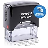 GENIE S-884 ECO Stempel Set mit Stempelkissen | Adressstempel | Automatikstempel | Firmenstempel |...