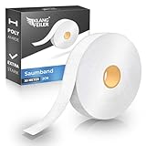 Klangfeiler Saumband 30 Meter I Extra Stark I 20mm Breit I Bügelband für Bügeln I Bügelkleber...