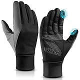 OZERO Damen Wasserdicht Thermohandschuhe, Touchscreen Winterhandschuhe Fahrhandschuhe...