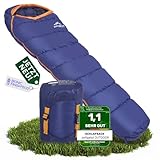 zeitgeist OUTDOOR Schlafsack 3 Jahreszeiten Erwachsene 210x81cm [STRETCH] Wasserabweisender...