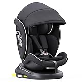 XOMAX 946i Kindersitz drehbar 360° mit ISOFIX, Liegefunktion I mitwachsend I 0-36 kg, 0-12 Jahre,...