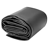 Outdoor Teichfolie 1x6m 3x4m 5x8m 6x9m 8x10m 10x12m - Faltbare schwarze Polyethylenfolie für...