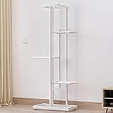 Koioplie Blumenständer 5-Stufige Blumentreppe Pflanzenständer Blumenregal Pflanzentreppe...