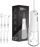 Water Flosser for Teeth Cordless - 4 Modi Oral Irrigator 300ML Braces Flossers...