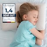 KNERST® Kinderkopfkissen - Ergonomisches Kissen Kinderzimmer mit Memory-Schaum - Kissen 40x60 cm...