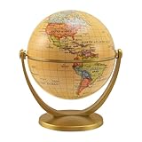 Der interaktive Wissens-Globus- Retro Leuchtglobus im antiken Stil - 10cm Vintage-Globus mit...