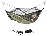 AMAZONAS Trekking Set XXL | Ultra-Light Hängematte Moskito-Traveller Thermo+Aufhängung,...