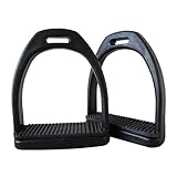 Mikinona 2 Stück Professionelle rutschfeste Reitsteigbügel aus Verschleißfestem Kunststoff...