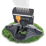 YHNDECO 16 Düsen Rasensprenger zur Gartenbewässerung, 4 Modi Automatisches Schwingen Viereckregner...