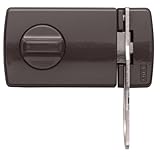 ABUS Tür-Zusatzschloss 2130, mit Drehknauf, braun, 56034