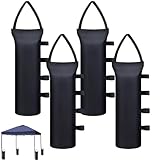 Pavillon Gewichte 4er Set,Tragbarkeit Sandsäcke für Pavillon,40KG Sandsack Beschwerung,Leicht Zu...