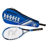 Raquex Tennisschlägertasche – Blau oder Schwarz – Tennisschlägerhülle, auch für Squash- und...